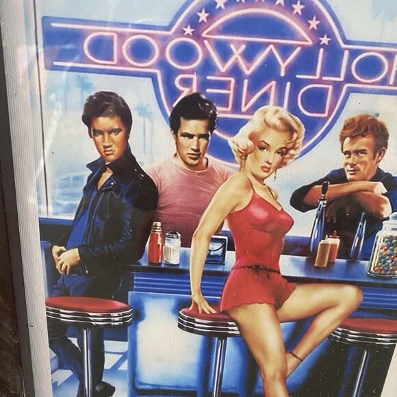 Hollywood Diner Legends Poster Elvis, Marilyn Monroe, James Dean, Marlon Brando - Picture 1 of 7